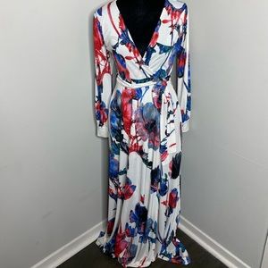 Floral maxi dress